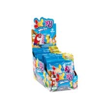 Elvan Jelaxy Worms Gummy Candy with Fruit Flavor in Box 80 gr (2.82oz) – 12 Pieces