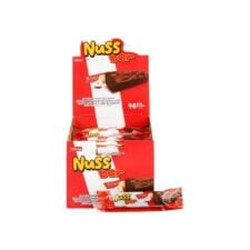 Elvan Nuss Kutuda Fındık Kremalı Sütlü Kokolin Çikolata Bar 8 gr (0.28oz) – 48 Adet
