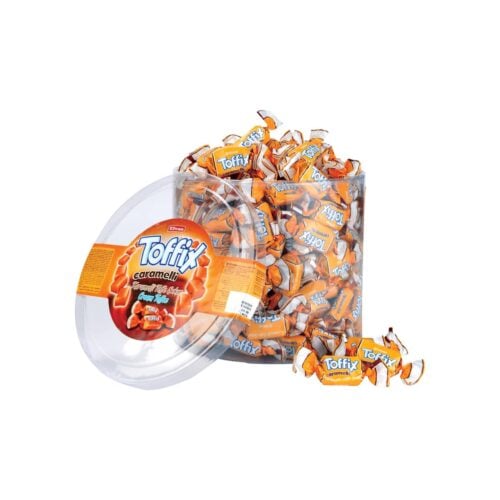 Elvan toffix caramel toffee in box 1000 gr (35. 28oz)
