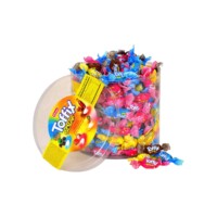 Elvan Toffix Sour Filled Mix Soft Candy in Box - 1000 gr (35.28oz)