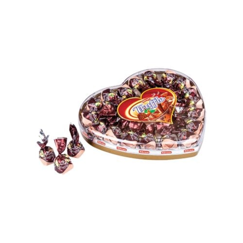 Elvan truffle hazelnut flavored creamy milk chocolate with puffed rice filling in box 280 gr (9. 90oz)