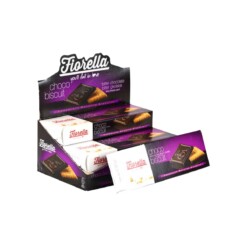 Fiorella Choco sušenka obyčejná sušenka s hořkou čokoládou v krabičce 102 g (3.59 oz) – 6 kusů