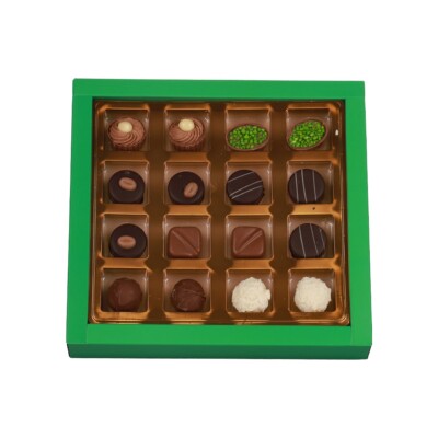 Vanelli Picasso Special Mixed Praline Chocolate in Green Box 200 gr (7.05oz)-