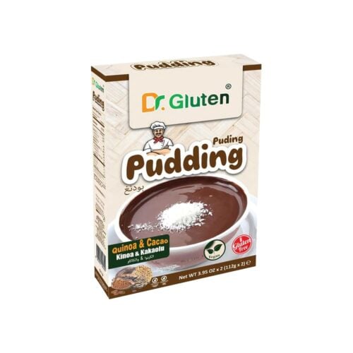 Dr. Gluten quinoa and cocoa gluten-free pudding powder 224 gr (7. 90oz)