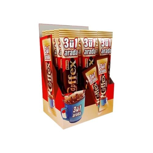 Elvan coffex instant coffee 3-in-1 in box 12 gr (0. 42oz) - 20 pieces