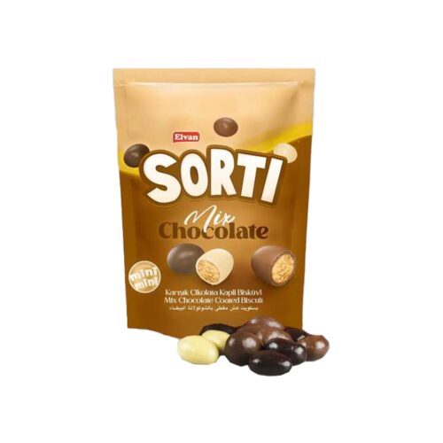 Elvan sorti mix chocolate coated biscuit 150 gr (5. 29oz)