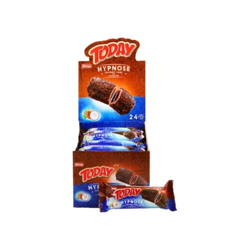 Elvan today hypnose coconut cake with marshmallow in box 45 gr (1. 58oz) - 24 pieces