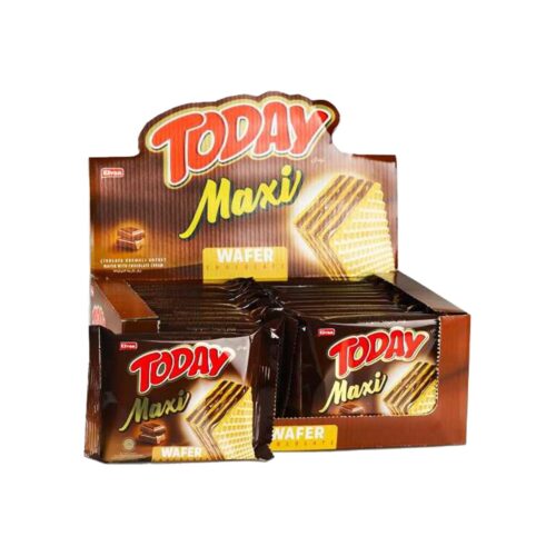 Elvan today maxi wafer with chocolate cream in box 40 gr (1. 41oz) – 24 pieces
