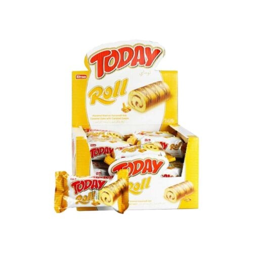 Bánh cuộn Elvan today với kem caramel trong hộp 35 gr (1oz) – 23 miếng