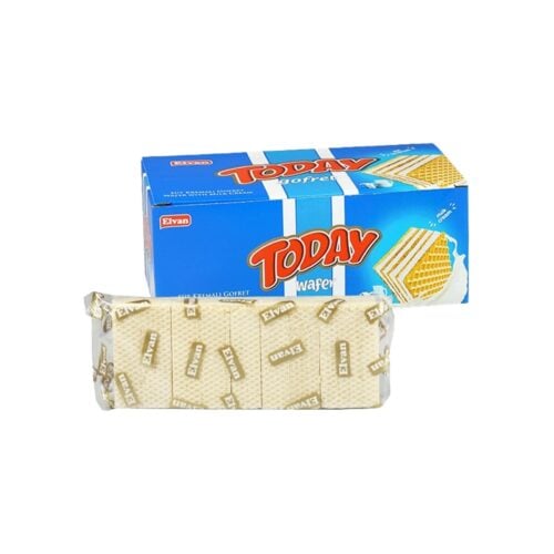 Elvan today wafer with milk cream in box 200 gr (7. 05oz) - 4 pieces