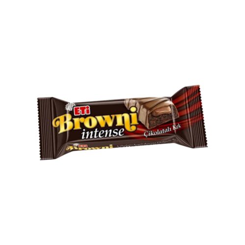 Eti browni intense chocolate covered cake with chocolate cream filling 50 gr (1. 76oz)
