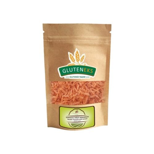 Gluteneks gluten free noodle macaroni with tomato 125 gr (4. 40oz)