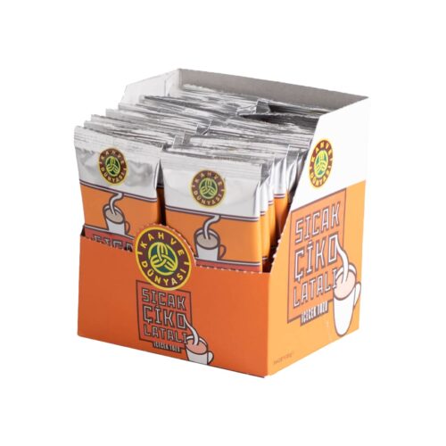 Hot chocolate drink powder kahve dunyasi 25 gr (0. 88oz) – 24 pieces
