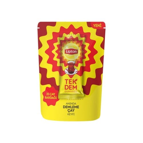 Lipton Tek Dem Turkish Black Tea Sachets 2 gr (0.07oz) - 10 Pieces