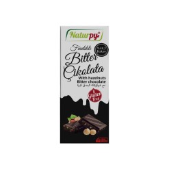 Naturpy Gluten Free Dark Chocolate with Hazelnut 100 gr (3.52oz)