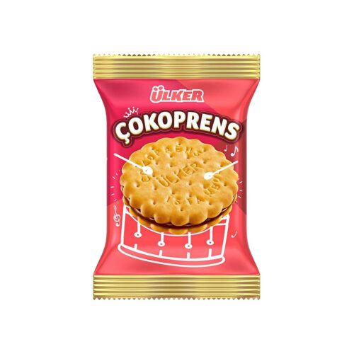 Ulker cokoprens cocoa hazelnut cream sandwich biscuit 30 gr (1. 05oz)