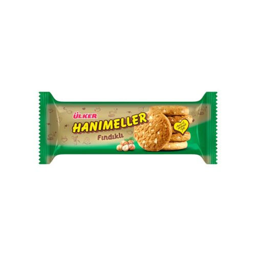 Ulker hanimeller hazelnut chip cookies 80 gr (2. 82oz)