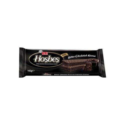 Eti hosbes cocoa wafers with bitter cocoa cream 142 gr (5. 00oz)