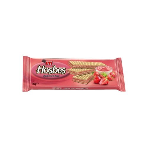 Eti hosbes wafers with strawberry cream 142 gr (5. 00oz)