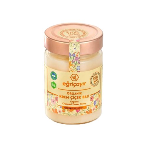 Organic Creamed Flower Honey Egricayir 450 gr (15.87oz)