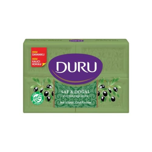 Pure and Natural Olive Oil Hammam Soap Duru 150 gr (5.29oz) x 4