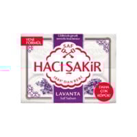 Turkish Traditional Hammam Soap with Lavender Haci Sakir 150 gr (5.29oz) x 4