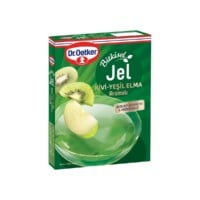 Dr. Oetker Herbal Kiwi and Green Apple Flavored Jelly Powder Mix 100 gr (3.52oz)
