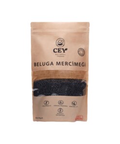 Gluten-Free Beluga Lentil Cey Natural Foods 500 gr (17.63oz)