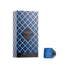 Gum Mastic Flavored and Sugar Free Single Serving Turkish Coffee Capsules Selamlique 7 gr (0.24oz) – 10 Pieces