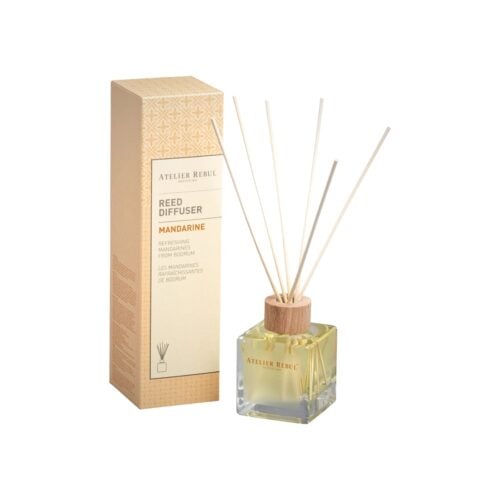 Mandarine scented bamboo stick air freshener atelier rebul 120 ml (4. 05floz)