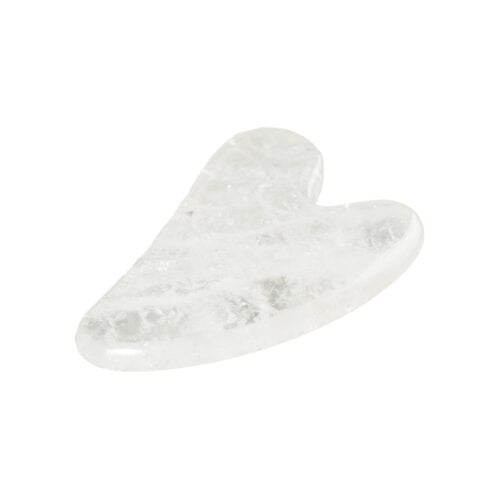 Massageador de pedra gua sha de quartzo natural Mitr 45 gr (1 oz)