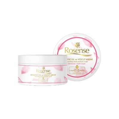 Nourishing Hand and Body Natural Rose Cream Rosense in Box 250 ml (8.45floz)