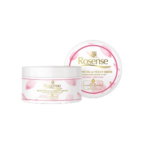 Nourishing Hand and Body Natural Rose Cream Rosense in Box 250 ml (8.45floz)