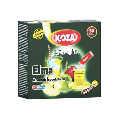 Single serving apple flavored powdered drink koza 1. 5 gr (0. 05oz) x50
