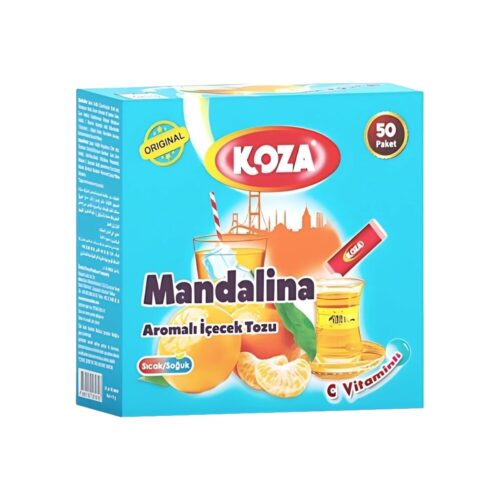 Single serving mandarin flavored powdered drink koza 1. 5 gr (0. 05oz) x50