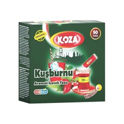 Single Serving Rosehip Flavored Powdered Drink Koza 1.5 gr (0.05oz) x50