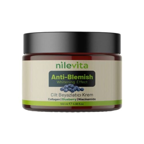 Skin whitening blueberry extract cream nilevita 100 ml (3. 38floz)