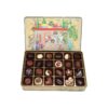Assorted Handmade Special Chocolate in Metal Box Lokum Atolyesi 280 gr (9.87oz)