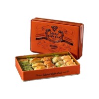 Assorted Turkish Baklava in Metal Box Sekerci Cafer Erol