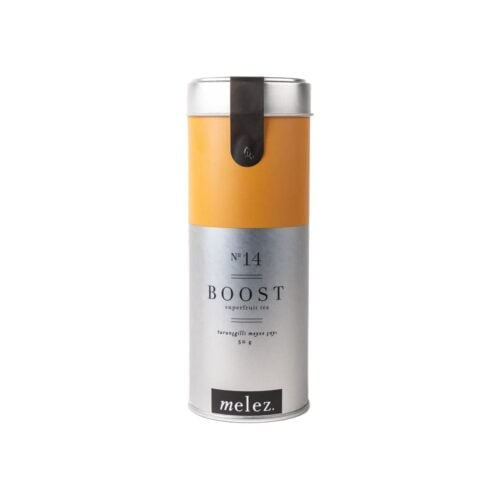 Boost fruit tea with vitamin c in metal box melez tea 50 gr (1. 76oz)