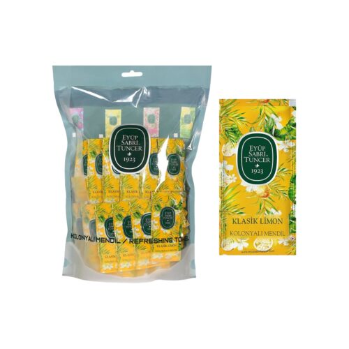 Classic lemon small refreshing towel eyup sabri tuncer – pack of 150
