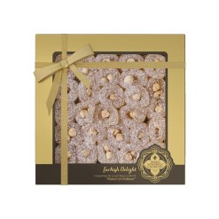 Türkischer Honig mit Kokosüberzug und Haselnuss in einer Schachtel Safranbolu Lokumcusu, 650 g (22.92 oz)