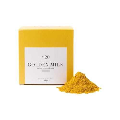 Golden milk mixed turmenic powder melez tea 60 gr (2. 11oz)