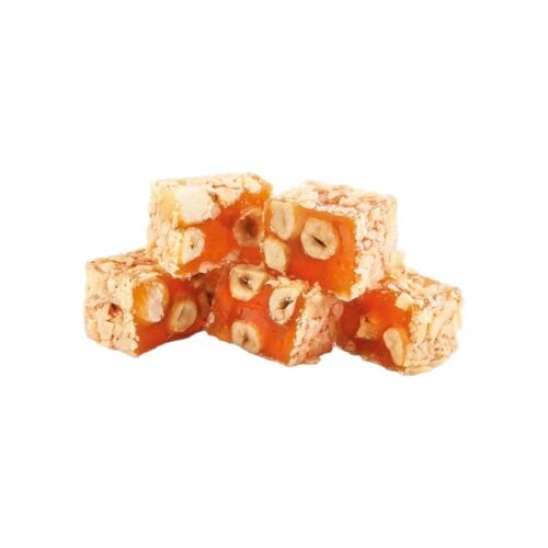 Hazelnut Coated Turkish Delight with Orange Flavor and Hazelnut Lokum Atolyesi