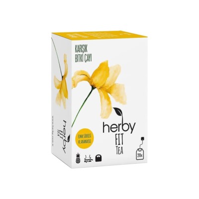 Herby Fit Tea Mixed Herbal Form Tea with Pineapple and Apple Vinegar