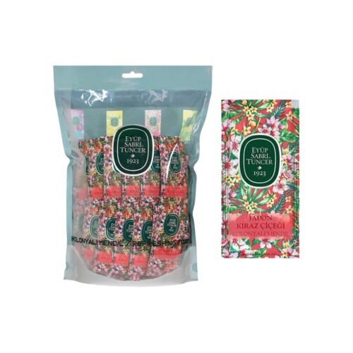 Japanese cherry blossom small refreshing towel eyup sabri tuncer – pack of 150