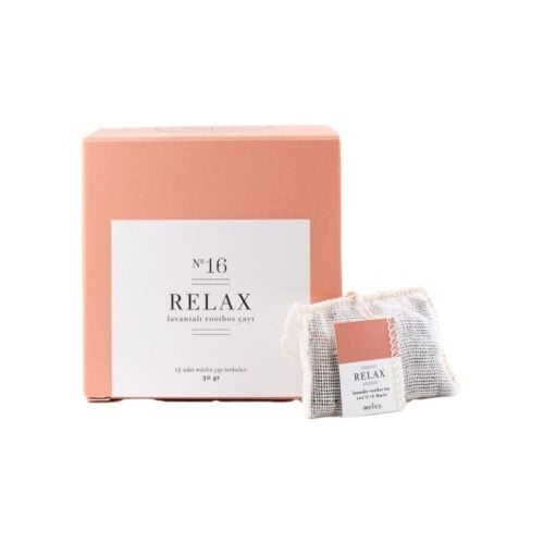 Relax tea with lavender and rooibos melez tea