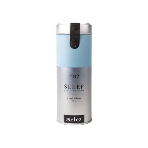 Sleep tea with mixed herbs in metal box melez tea 50 gr (1. 76oz)