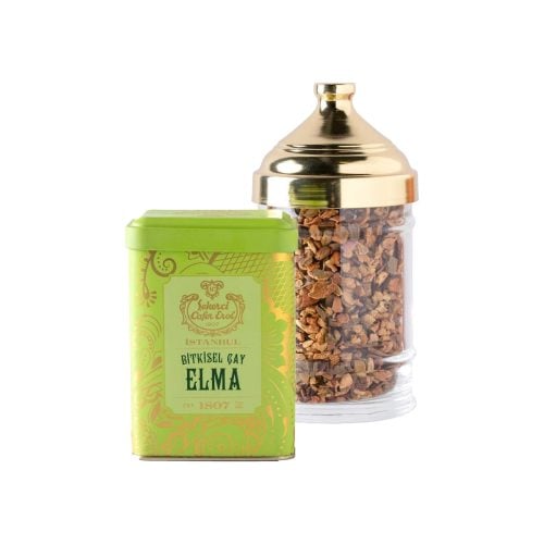 Turkish Dried Apple Tea in Metal Box Sekerci Cafer Erol 75 gr (2.64oz)