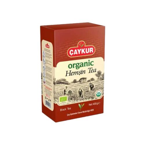 Turkish Hemsin Organic Black Tea in Box Caykur 400 gr (14.11oz)
